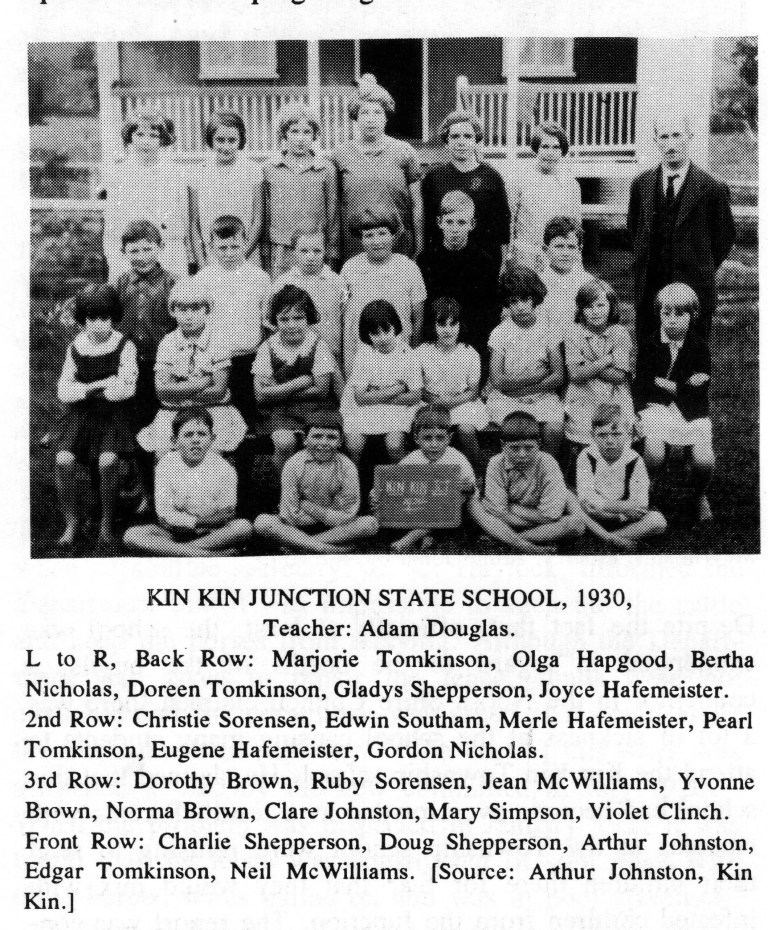 Kin Kin Junction School Days – Recollections of Olga and Ina Hapgood ...